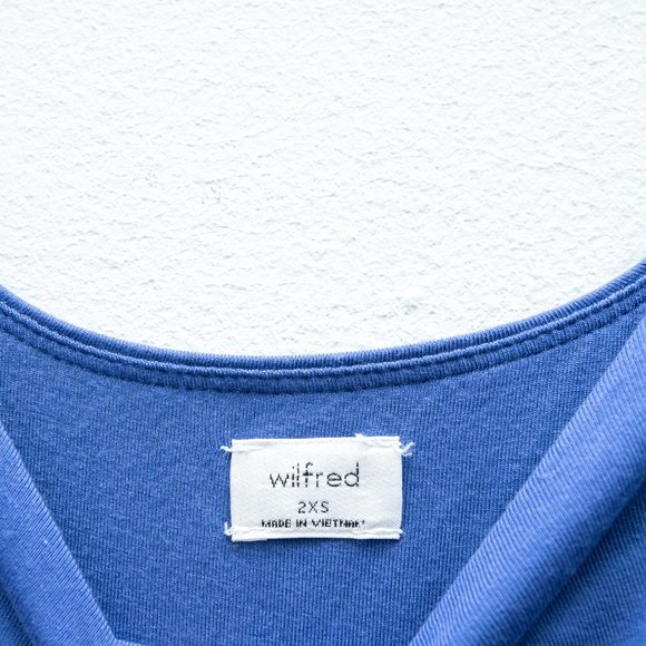 Aritzia Wilfred Square Neck Maxi Tank Dress (BLUE) - Picture 6 of 6